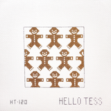 Gingerbread Men Square