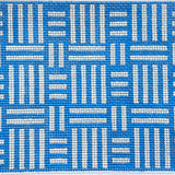 Blue and White Clutch