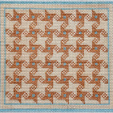 Country Quilted Geometric Pillow