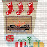 Fireplace Stocking on 13 mesh