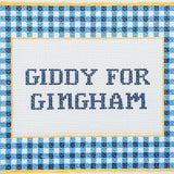 Giddy for Gingham on 13 mesh