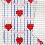 Hearts Stocking on 13 mesh